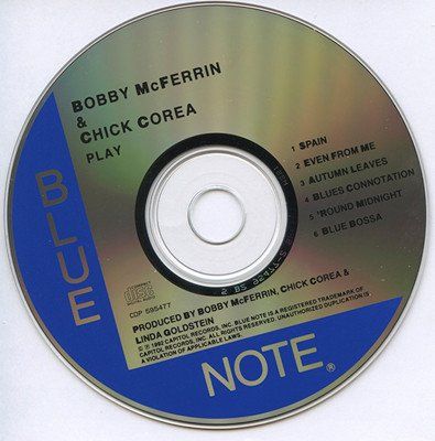 CD: Live - Bobby McFerrin [BLUE NOTE] & Chick Corea – Usato da Unterbäch venduto da fiqsa 2