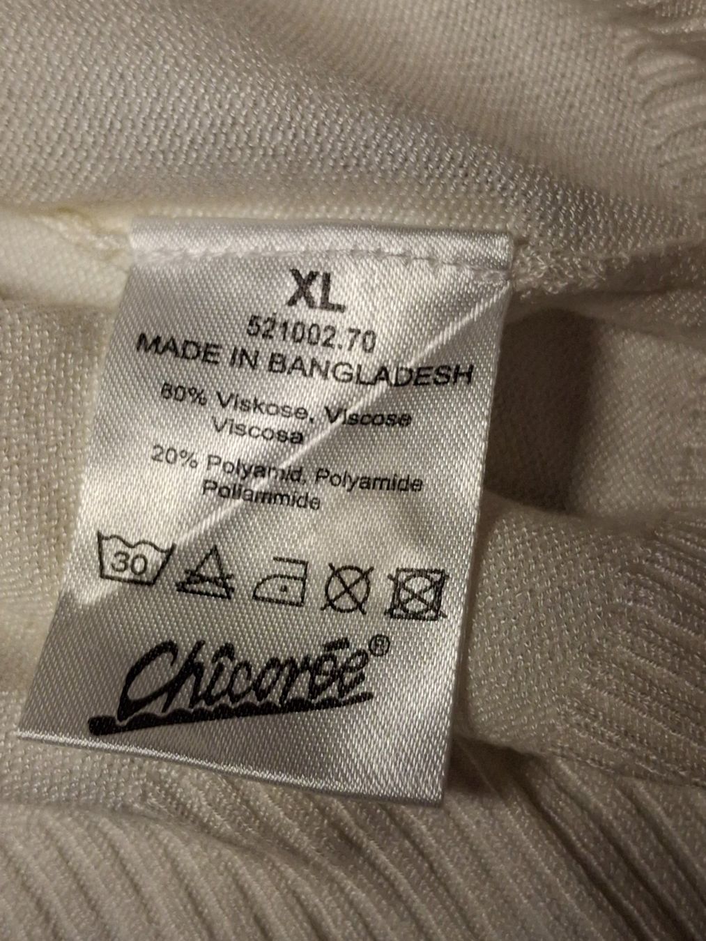 Maglioni & Felpe: Pull blanc XL marque Chicorée – Usato da Villiers venduto da san_jn5w 3