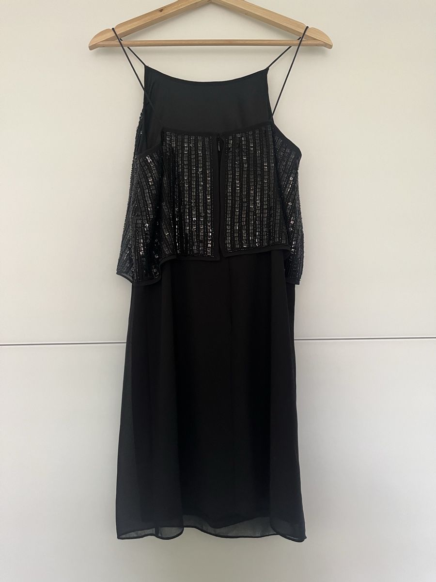 Mango Vestiti: Schwarzes Pailletten-Kleid Mango Gr. S – Usato da Winterthur venduto da nstau 1
