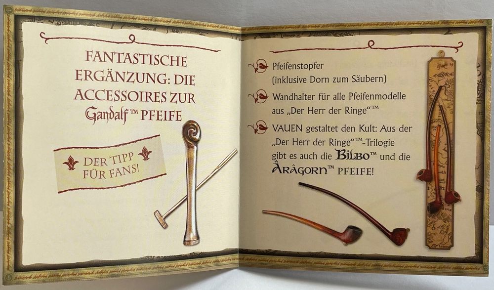 Gandalf Pfeife Original Herr der Ringe Vauen Pfeifen Kaufen auf Ricardo