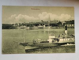 Alte PK / Romanshorn mit Dampfschiffe Gelaufen 1909