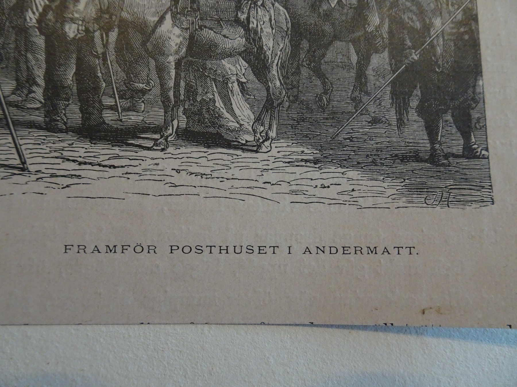 Incisioni: Andermatt  - Posthaus alter Stich – Usato da Vitznau venduto da Mina60 5