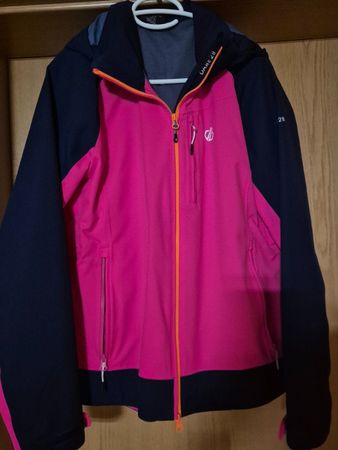 Damen Regenjacke Dare2b pink/marineblau Grösse 38