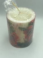Kerze mit weihnachtlichem Design, Neu und Originalverpackt