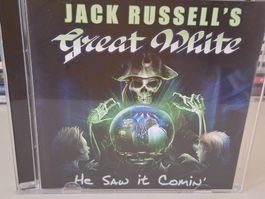 CD Jack Russell's Great White -  He Saw It Comin' Seltene CD