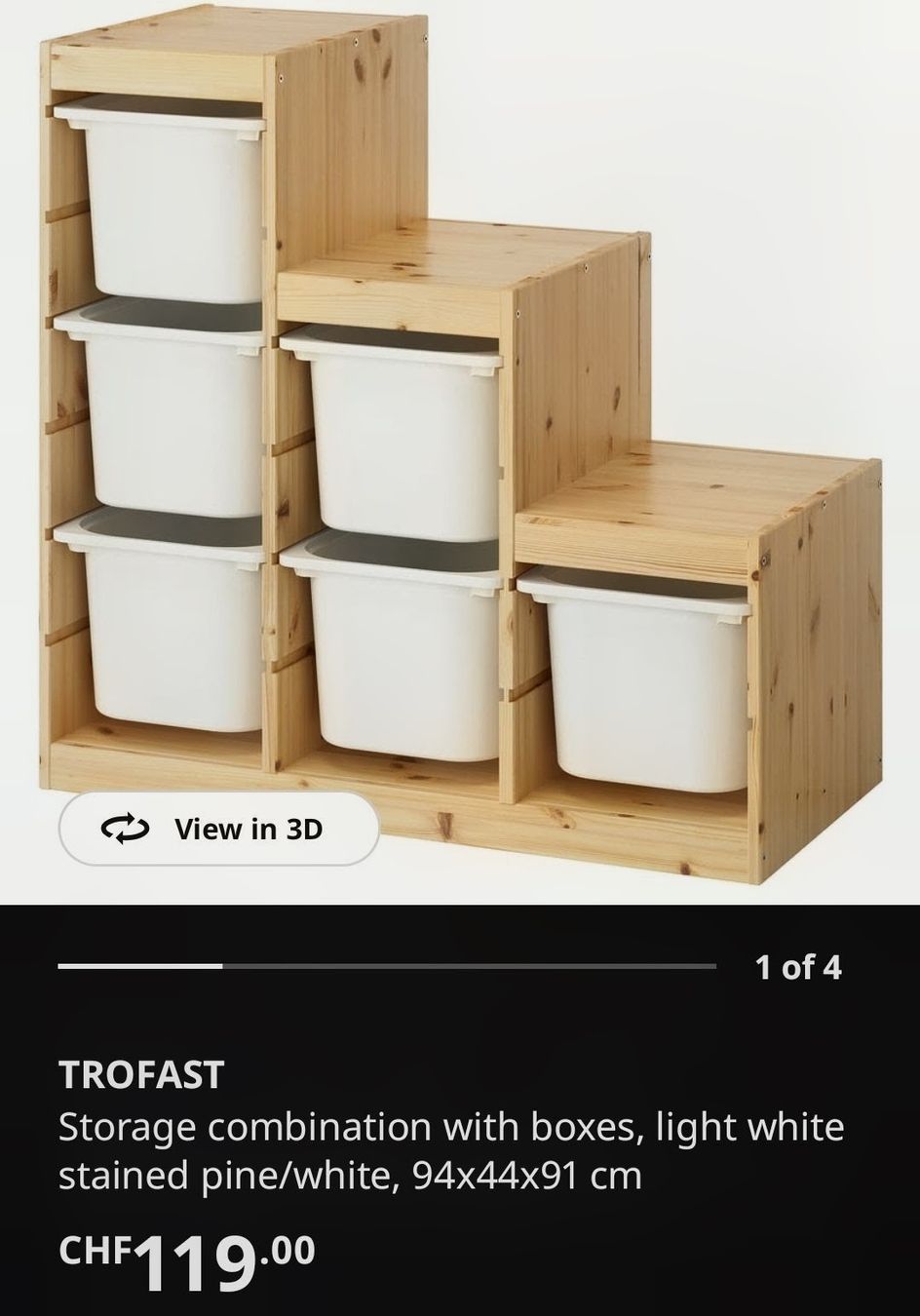 Ikea Regale: IKEA Trofast storage unit - solid pine wood – Gebraucht aus Muri AG von MrsRami 5
