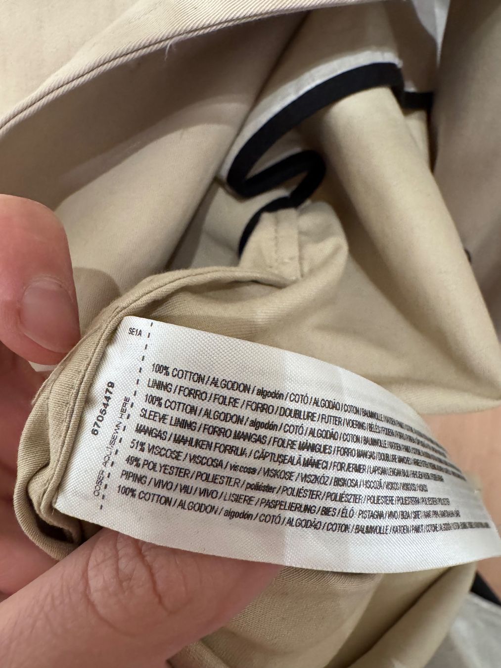 Mango Cappotti: Mango Trenchcoat Beige – Usato da Zürich venduto da GC96 2
