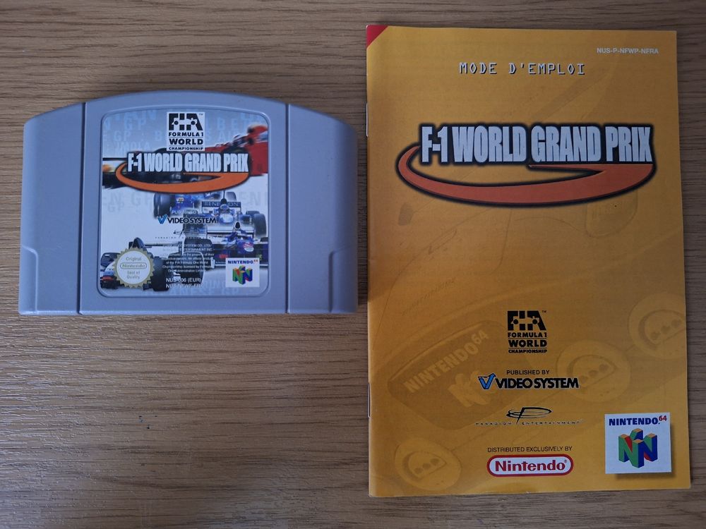 F-1 World Grand Prix Players choice N64 komplett | Köp på (721772884