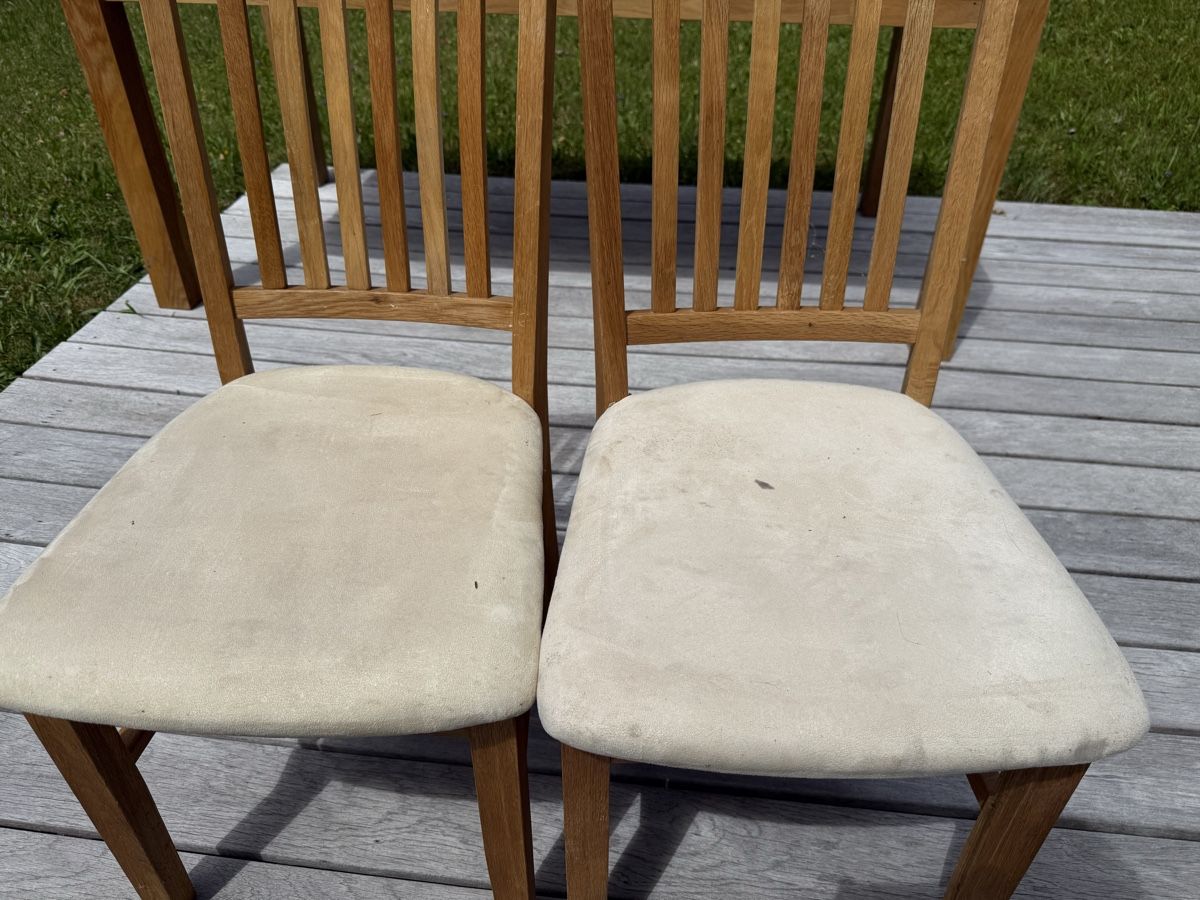 Jysk Tables: Esstisch Eiche Natur und 6 Stühle – D'occasion à Hütten par CaFeLe 9