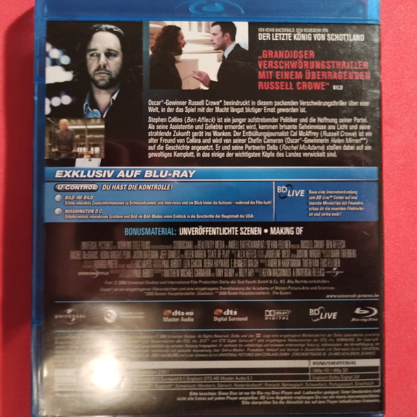 Tous les DVDs: State of Play - Stand der Dinge – D'occasion à Dübendorf par kb86_MOVIE 1