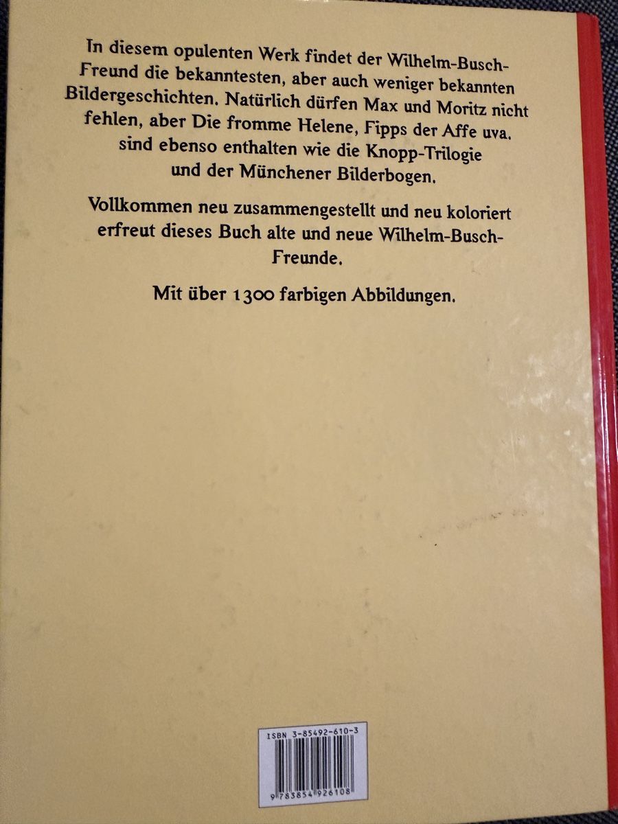 Libri: Wilhelm Busch die schönsten Geschichten – Usato da Buchs SG venduto da and_d8tp 3