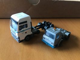 2x LKW 1x Mercedes 1x International Harvester