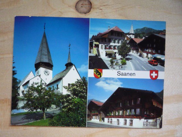 Cartoline postali: Saanen, 10.7.86 – Usato da Rieden SG venduto da Brockehuesli