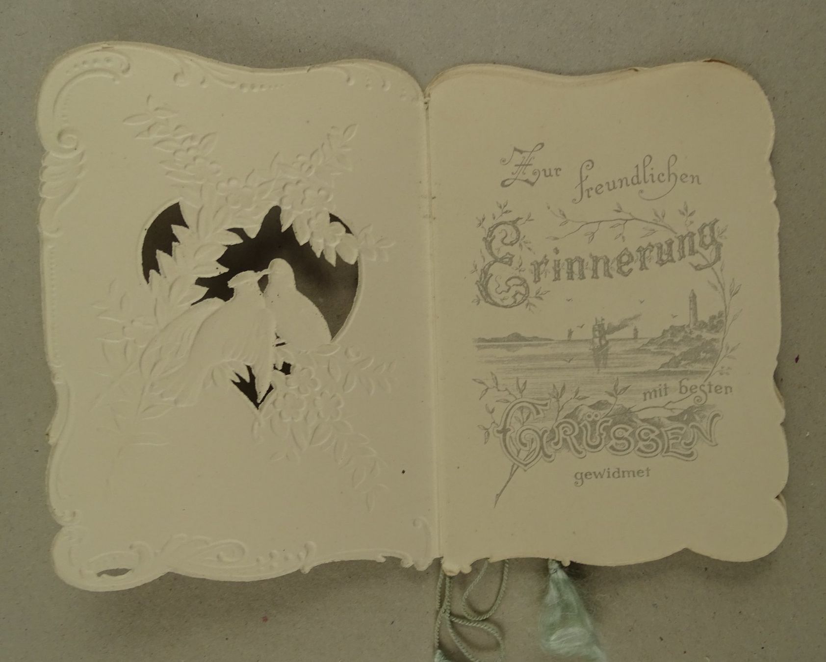 Karten: LOT 4 GLÜCKWUNSCHKARTEN UM 1900 – Gebraucht aus Grüningen von Kartensammler 2