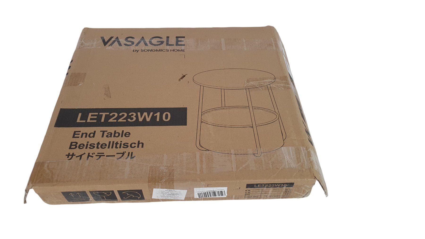 Tavoli: VASAGLE Couchtisch LET223W10 – Nuovo (secondo la descrizione) da Wangen b. Olten venduto da Restwert_Wangen 6