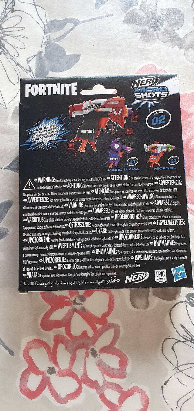 Nerf Spielzeuge: NERF Micro Shots Fortnite Mini Pistolet – Neu und originalverpackt aus Aven von stphane1577 1