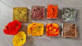 Diverse Streu-Deko (Blumen, Blätter, etc) NEU