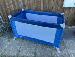 Reisebett Chicco blau faltbar mit Tasche und Anleitung