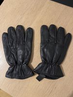 Lederhandschuhe, Schwarz, Grösse L/XL, Winter