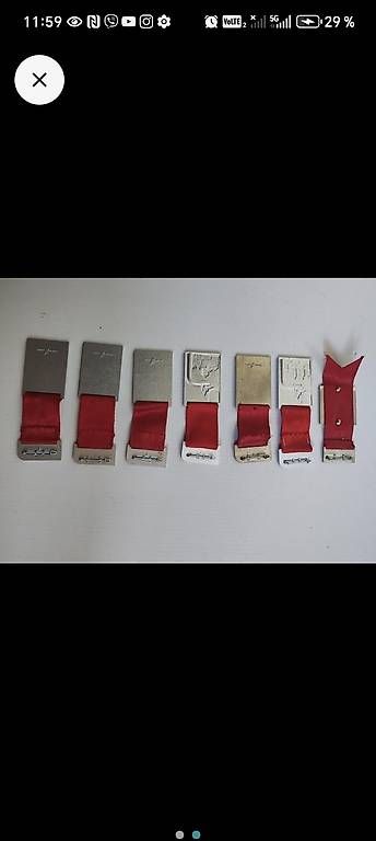 Medaglie: Sammlung Medaillen, mit rote Band – Usato da Wila venduto da neu_s8qs