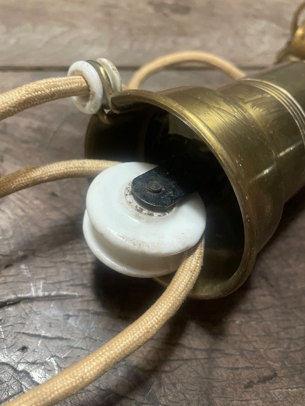 Lampadari & plafoniere: Vintage Deckenlampe, Höhenverstellbar, Messing – Usato da Zuoz venduto da ViRuFu 2