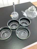 Glas-Küchenset – Teekanne, 2-in-1 Ölsprüher & 4 Bodum Schale