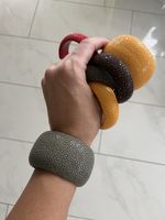 4cm Stingray Armband / Ledermanschette in div.Farben