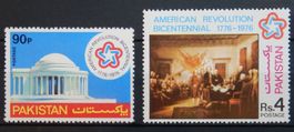Pakistan Kat. 411-412 (200 Jahre USA) ** 1976