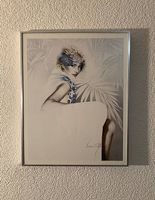 Magnifique poster vintage encadré SARA MOON "Smile"Verkerke