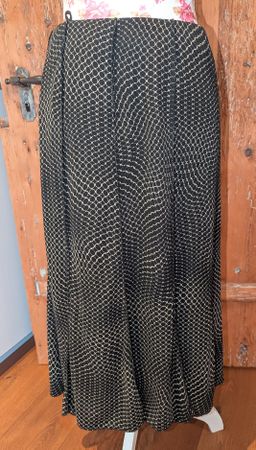 HIRSCH Damenrock Gr. 38 - Elegantes schwarz-weiß top Zustand