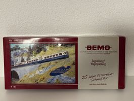 Bemo H0m RhB 7272 140 As 1142-1144 Salonwagen Pullmann