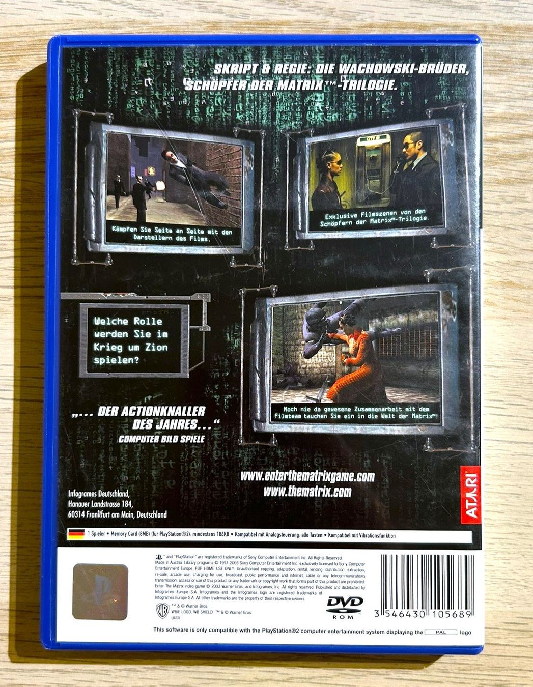 Sony Jeux: Enter the Matrix PS2 – D'occasion à St. Gallen par Alpine.Arcade 1