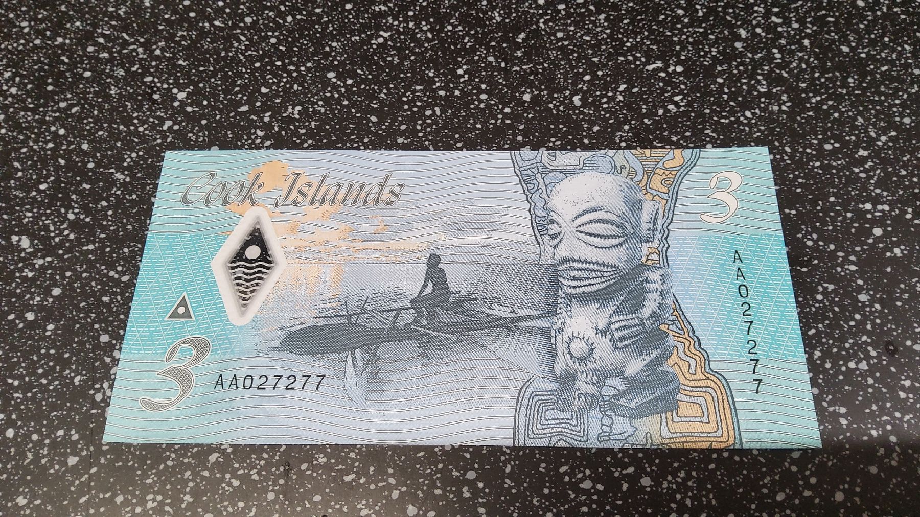 Billets de banque: Cook Islands 3 Dollars Noten  – Neuf avec emballage d'origine à Herisau par Nluanalucas