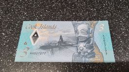 Cook Islands 3 Dollars Noten 