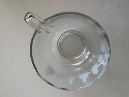 Riesen Tasse mit Tannenbäumen