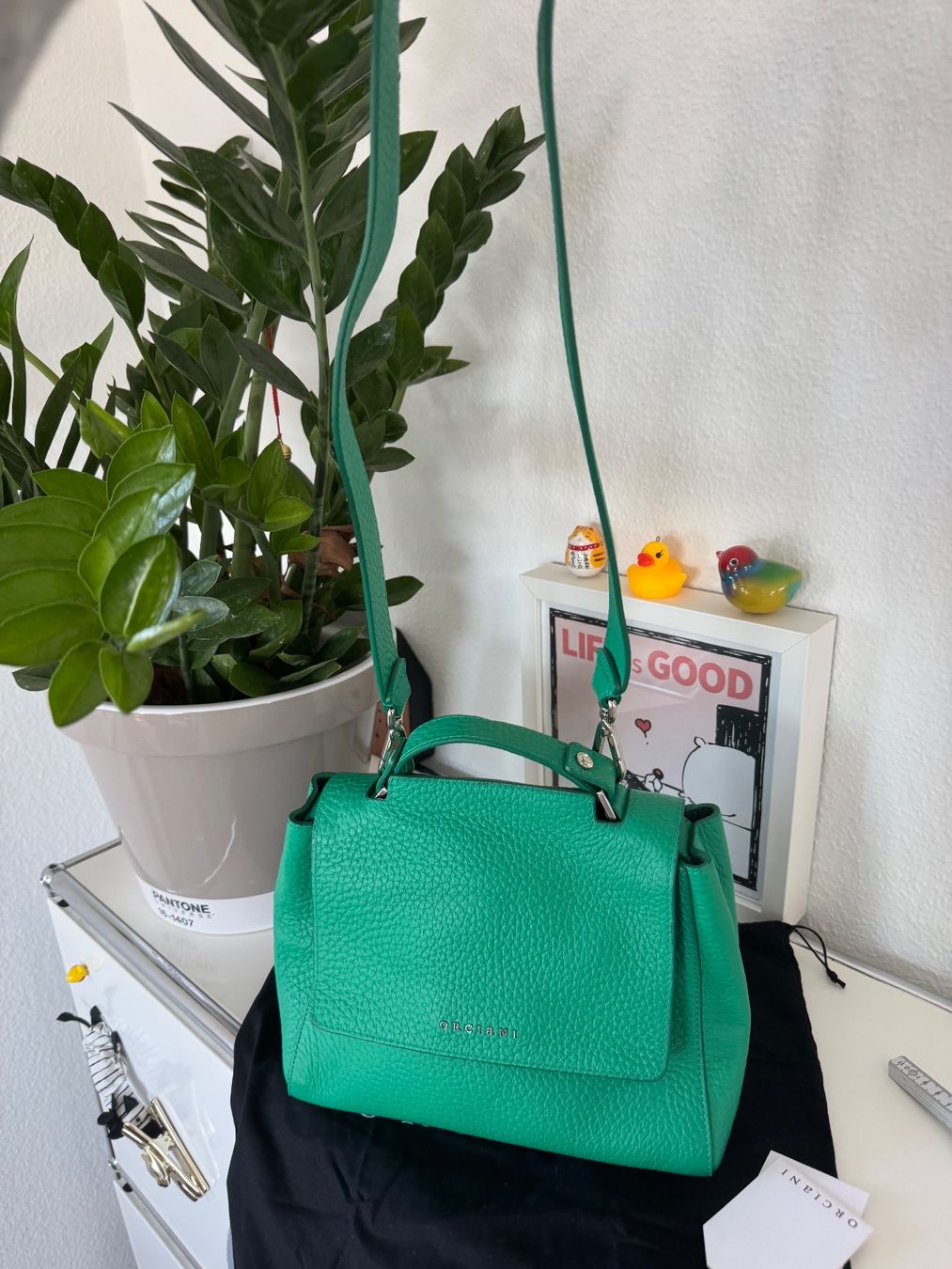 Orciani Borse da donna: ORCIANI Sveva Soft Small leather handbag wNEU – Nuovo (secondo la descrizione) da Zuerich venduto da Moochie 1