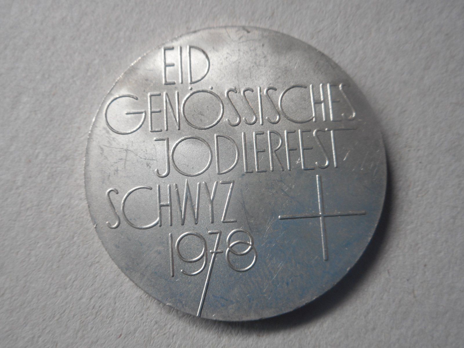 Medaglie: 1978 silber Eidg.Jodlerfest Schwyz – Nuovo (secondo la descrizione) da Kriegstetten venduto da pizlad2010