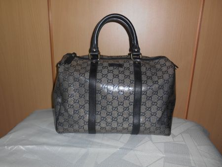 Original GUCCI Handtasche beige/schwarz