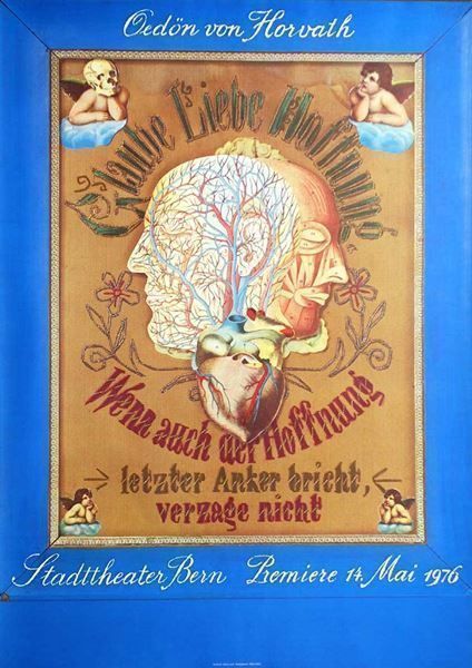 Foto & Immagini: Glaube, Liebe, Hoffnung – Nuovo (secondo la descrizione) da Bern venduto da Vintage-Art-Poster