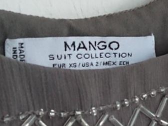 Mango Vestiti: Damen Kleid Mango Gr. XS Grau 100% Polyester – Usato da Hallau venduto da CHACLA 4