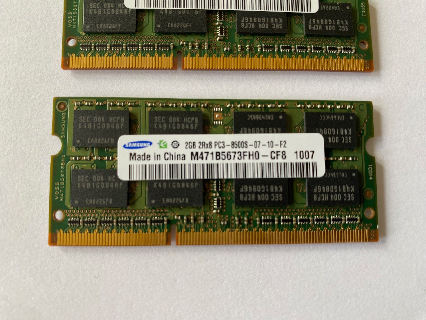 Memoria / RAM: Samsung 2x 2GB RAM PC3 Laptop – Usato da Bischofszell venduto da sonixx 1