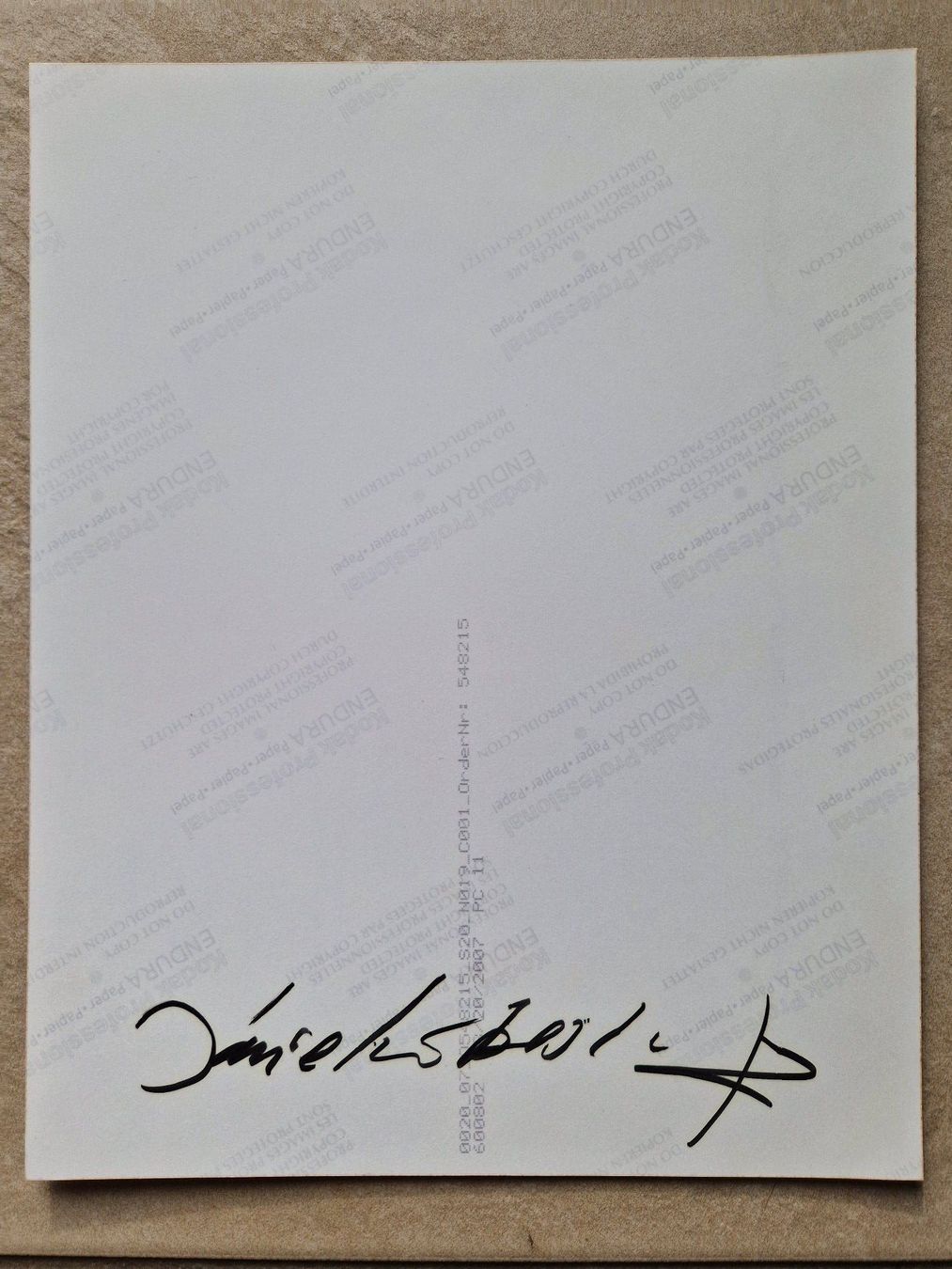 Autografi: Daniel Libeskind - Originalautogramm auf Foto – Usato da Rüegsauschachen venduto da gemibe