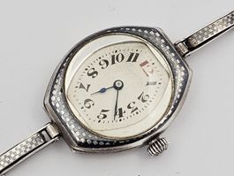 Antike Damenuhr, Silber 0.935, mechanisch, Rarität!