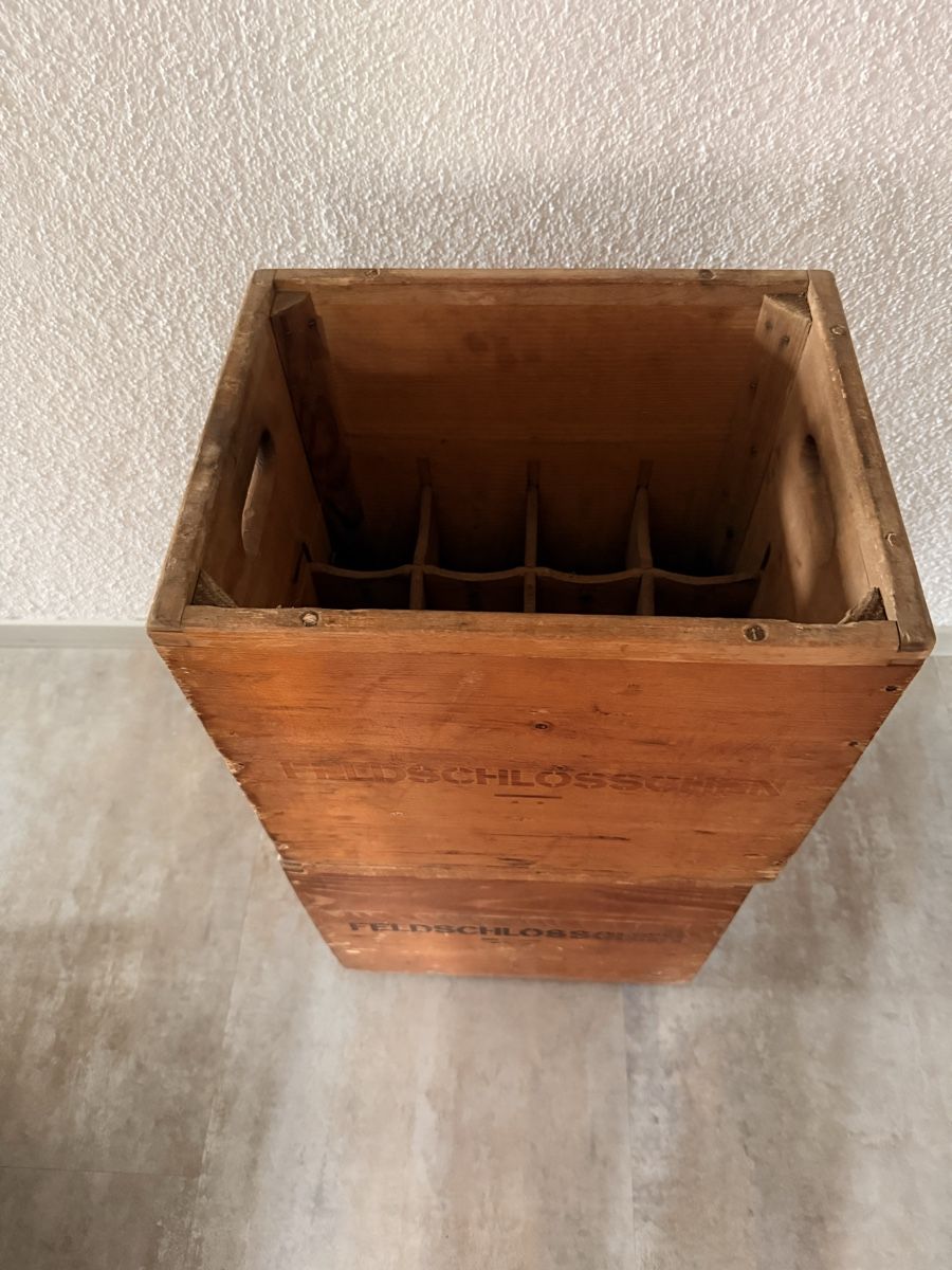 Casse di vino e birra: Feldschlösschen Holzharasse – Usato da Schwaderloch venduto da Benni83so 2