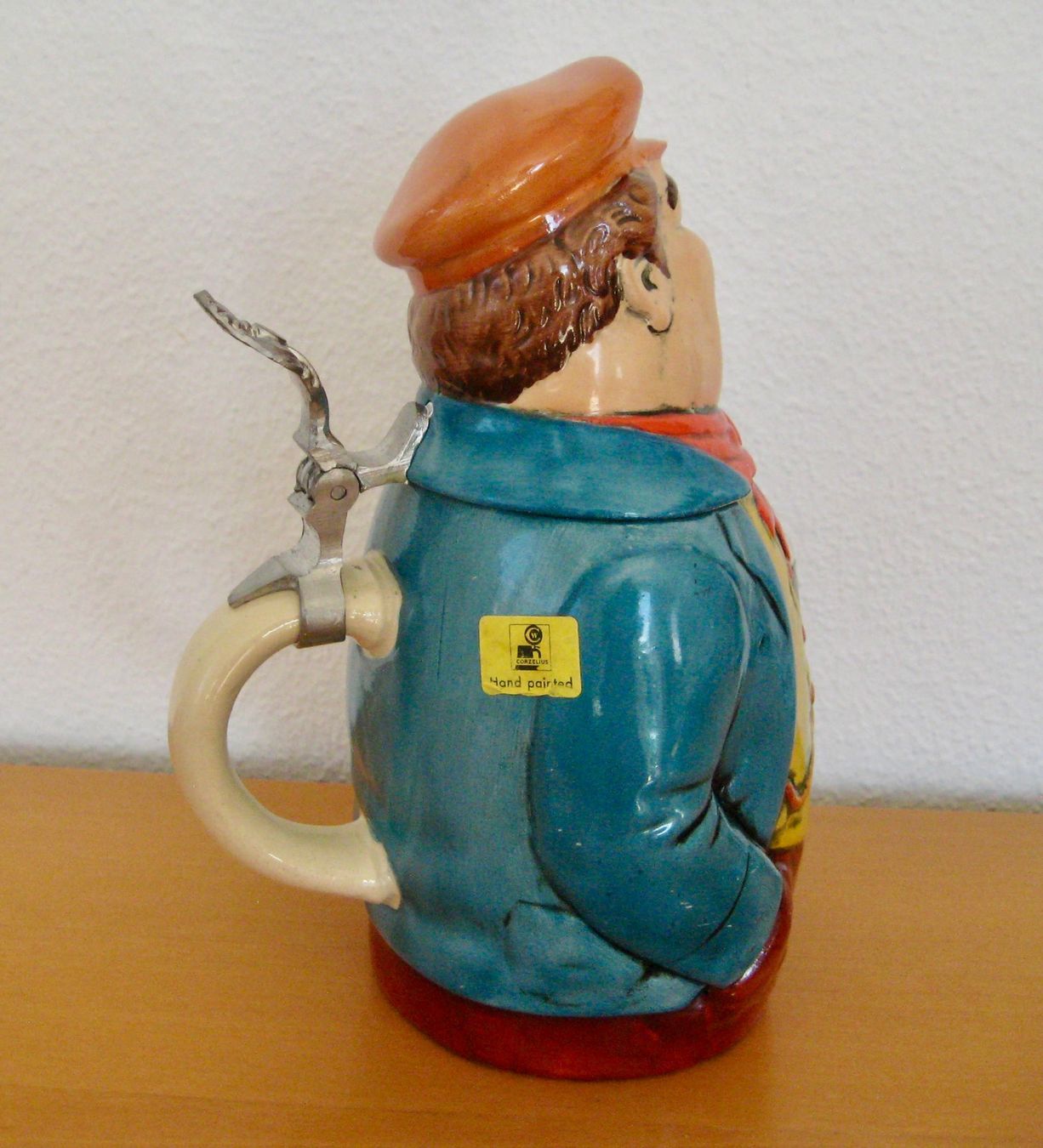 Bicchieri: Bierkrug - Figur  Keramik handbemalt – Usato da Langendorf venduto da Happy11 3