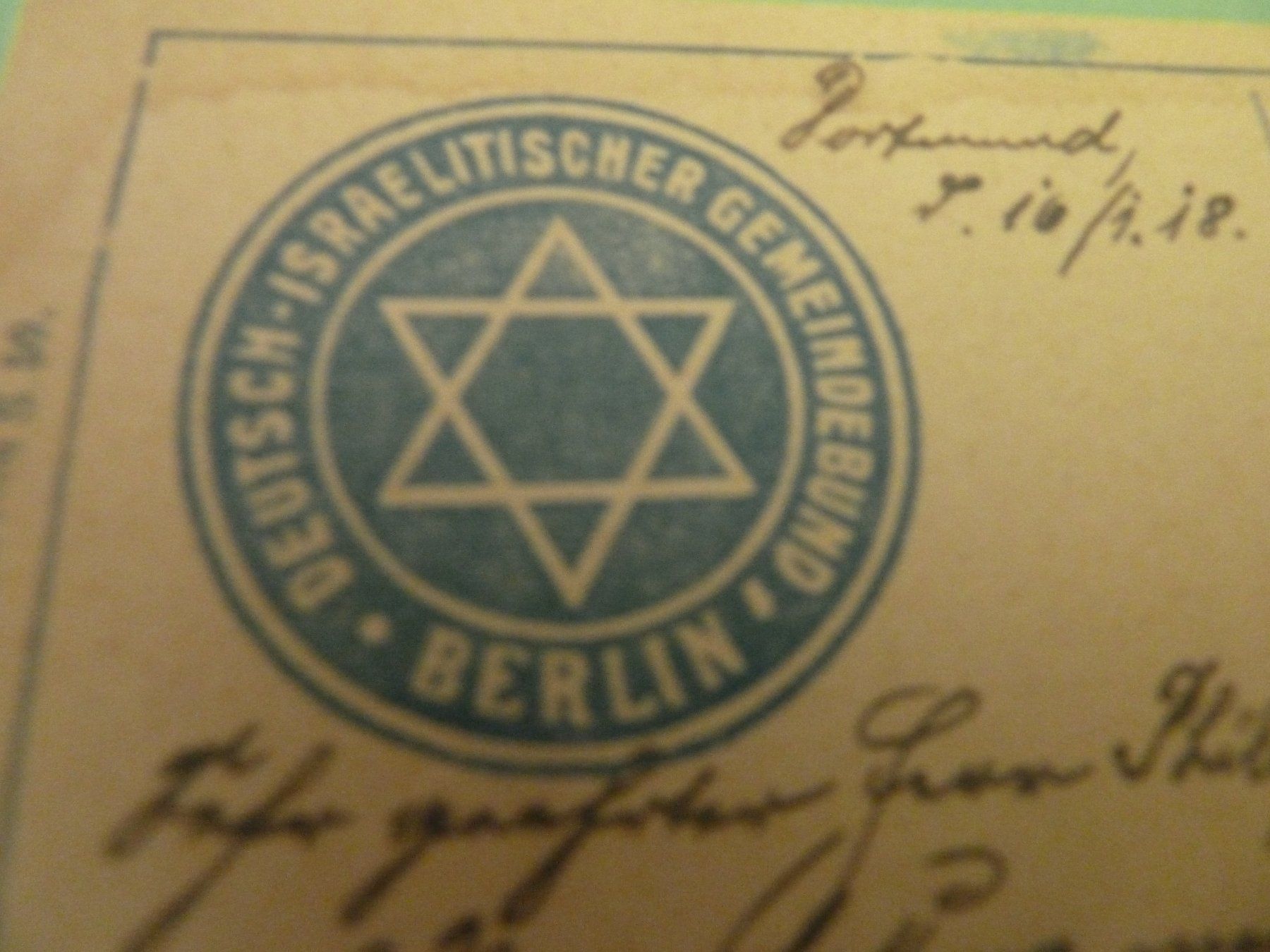 Cartes postales: Wohlfahrtsk. Deutsch-Israelitischer Gemeindebund Berlin 1926 – D'occasion à Rieden SG par jamilau