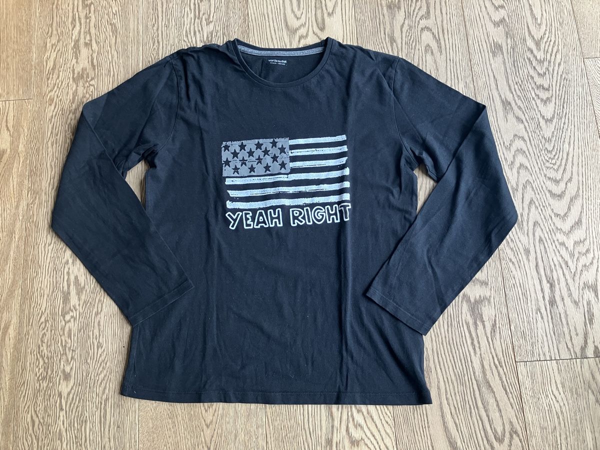 Camicie, T-shirt & Polo: Langarmshirt schwarz Grösse 156 – Usato da Cham venduto da Liliane78