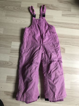 Pinke Schneehose, Winterhose, Skihose, Grösse 110