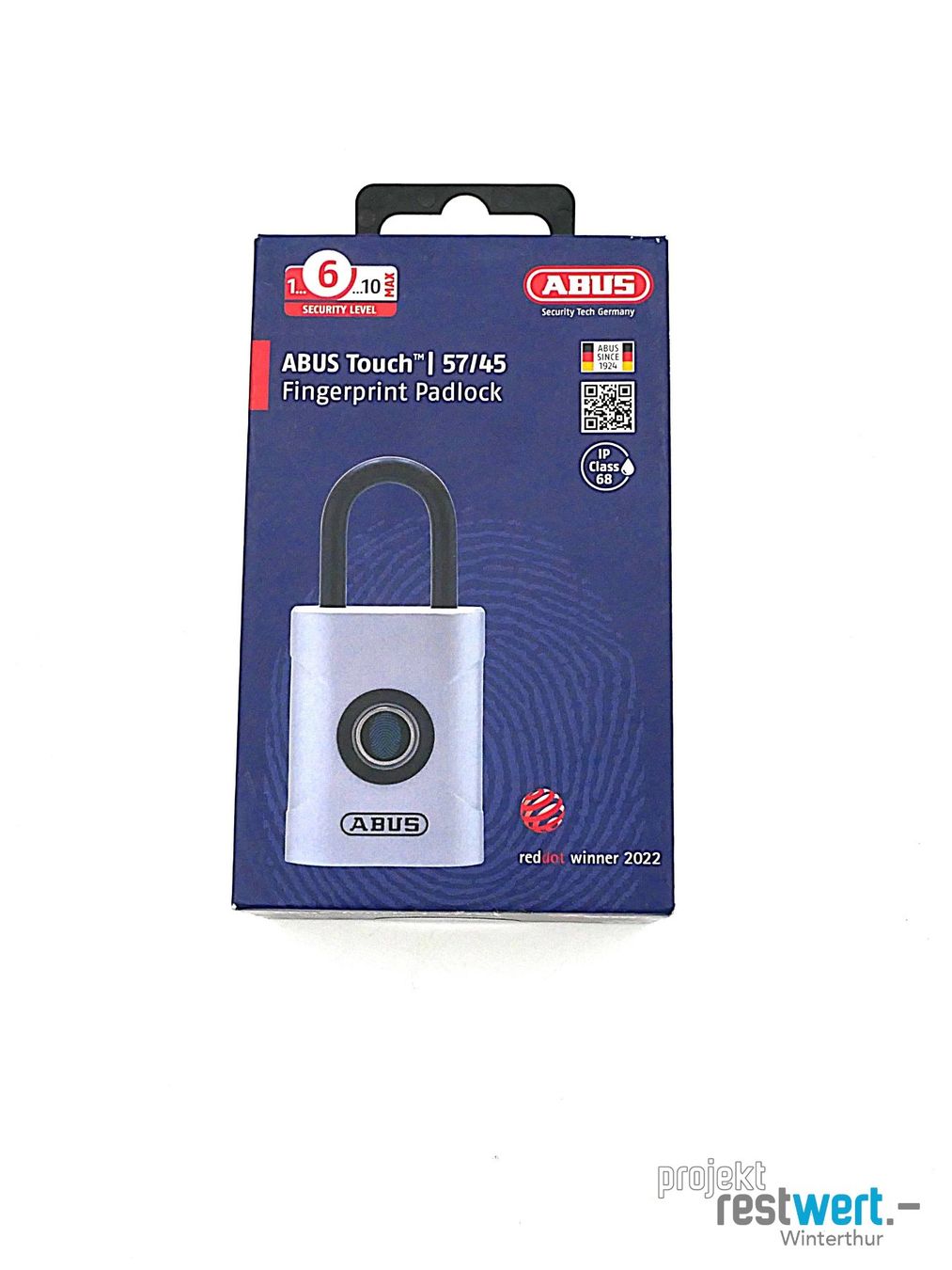 Abus Lucchetti: ABUS 57/45 Vorhängeschloss mit Fingerabdruck – Nuovo (secondo la descrizione) da Winterthur venduto da Restwert_Winterthur 3