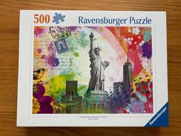 500 Puzzle: New York Postcard